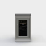 Bloque 9 con frigorífico BBQ “Caso” inox