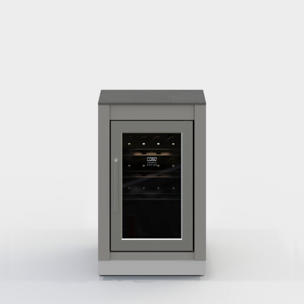 Bloque 9 con frigorífico BBQ “Caso” inox