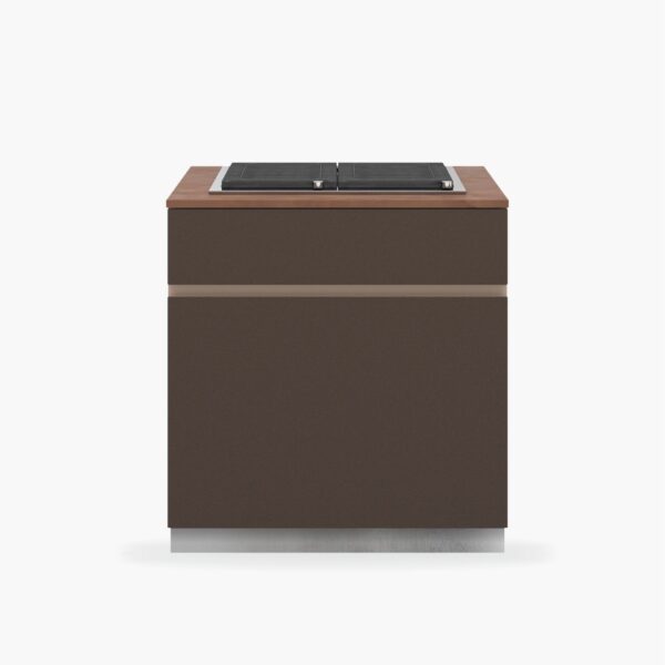 Blocke 3 VEGA con barbacoa Barazza eléctrica integrada 70 / AISI 316