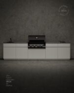 Blocke 1A VEGA con barbacoa Napoleon 700 32 Negro Mate - Imagen 3